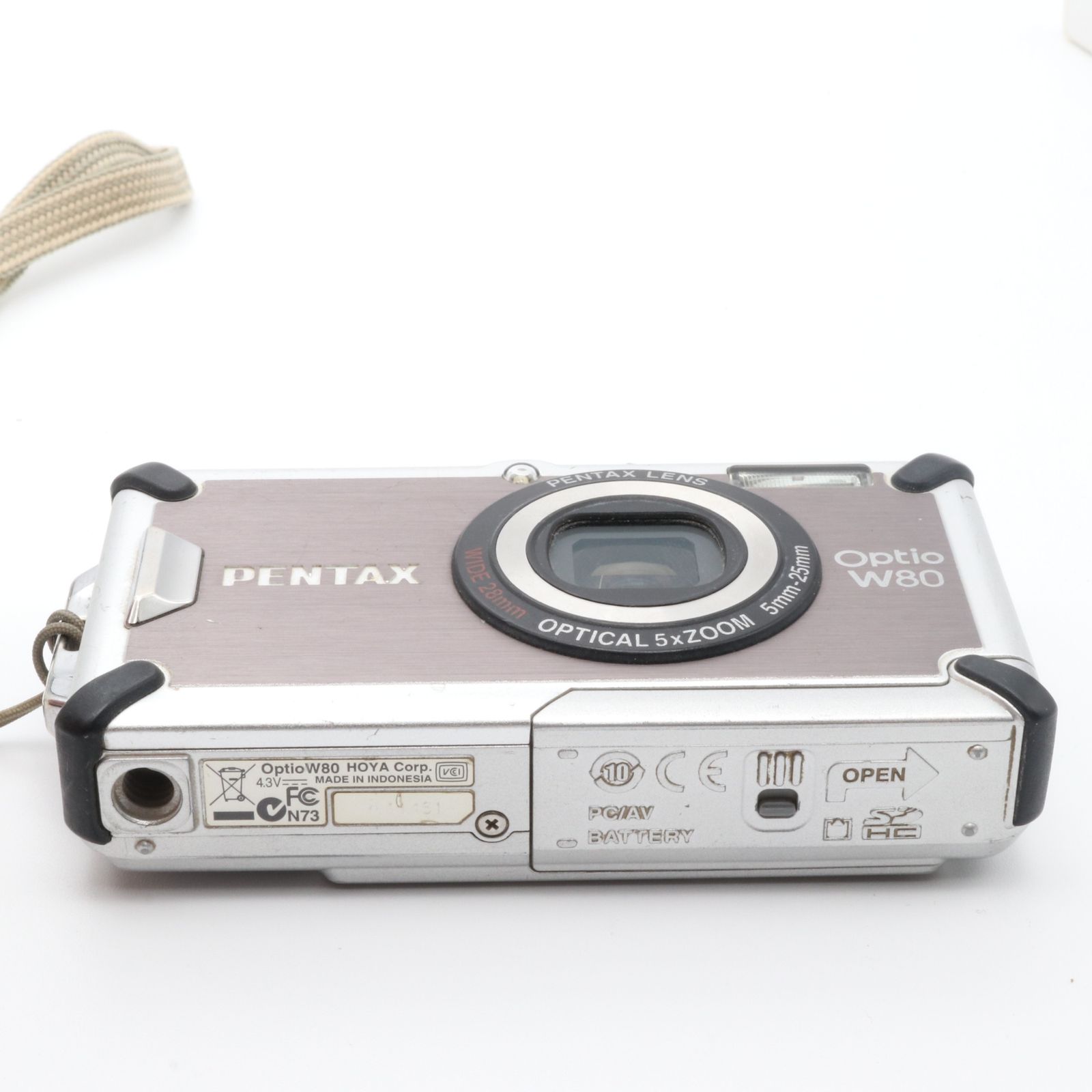 PENTAX OPTIO W80 ガンメタルグレー デジタルカメラ - メルカリ