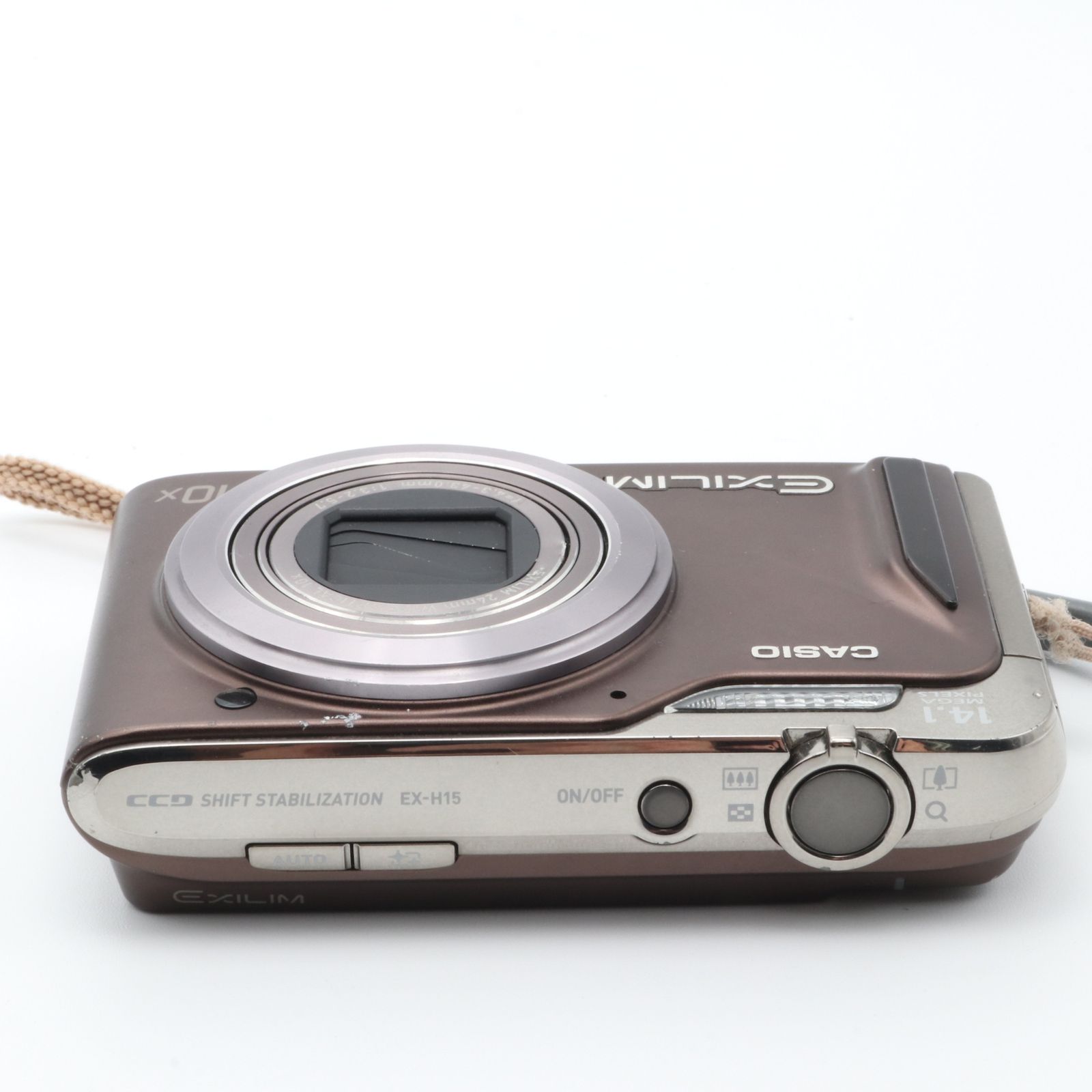 CASIO EXILIM EX-H15 ブラウン デジタルカメラ - メルカリ