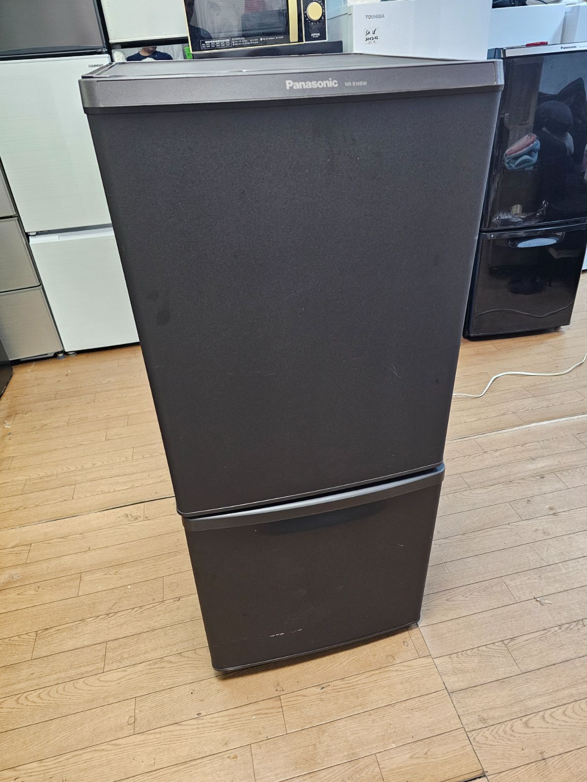 福岡限定発送無料】Panasonic 2ドア冷蔵庫 138L 2018年製 NR-B14BW-T 福岡限定発送無料】Panasonic 2ドア冷蔵庫 138L 2018年製 NR-B14BW-T