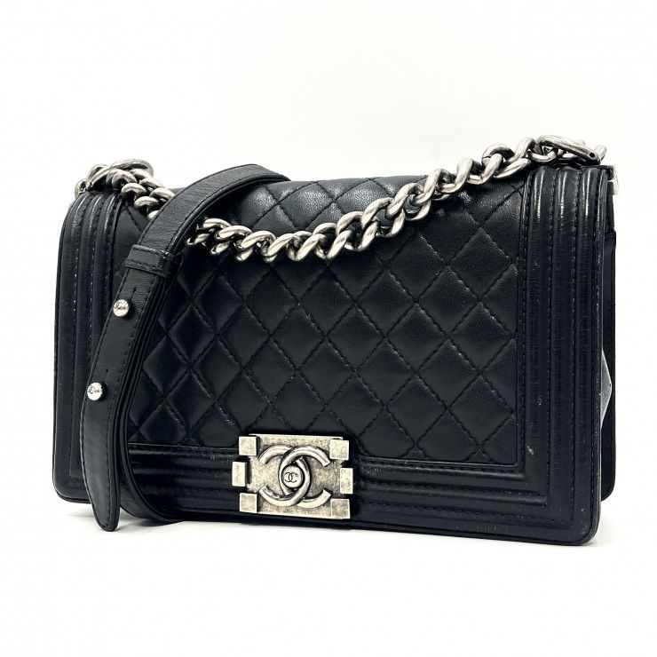 CHANEL（シャネル）ボーイシャネル ヴィンテージ チェーンショルダー 