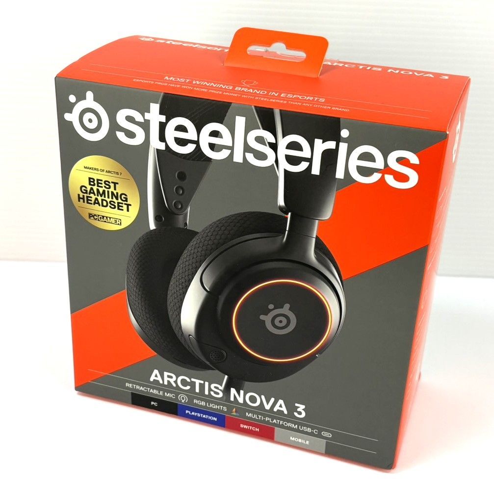 未使用品】SteelSeries Arctis Nova 3 ゲーミングヘッドセット - メルカリ