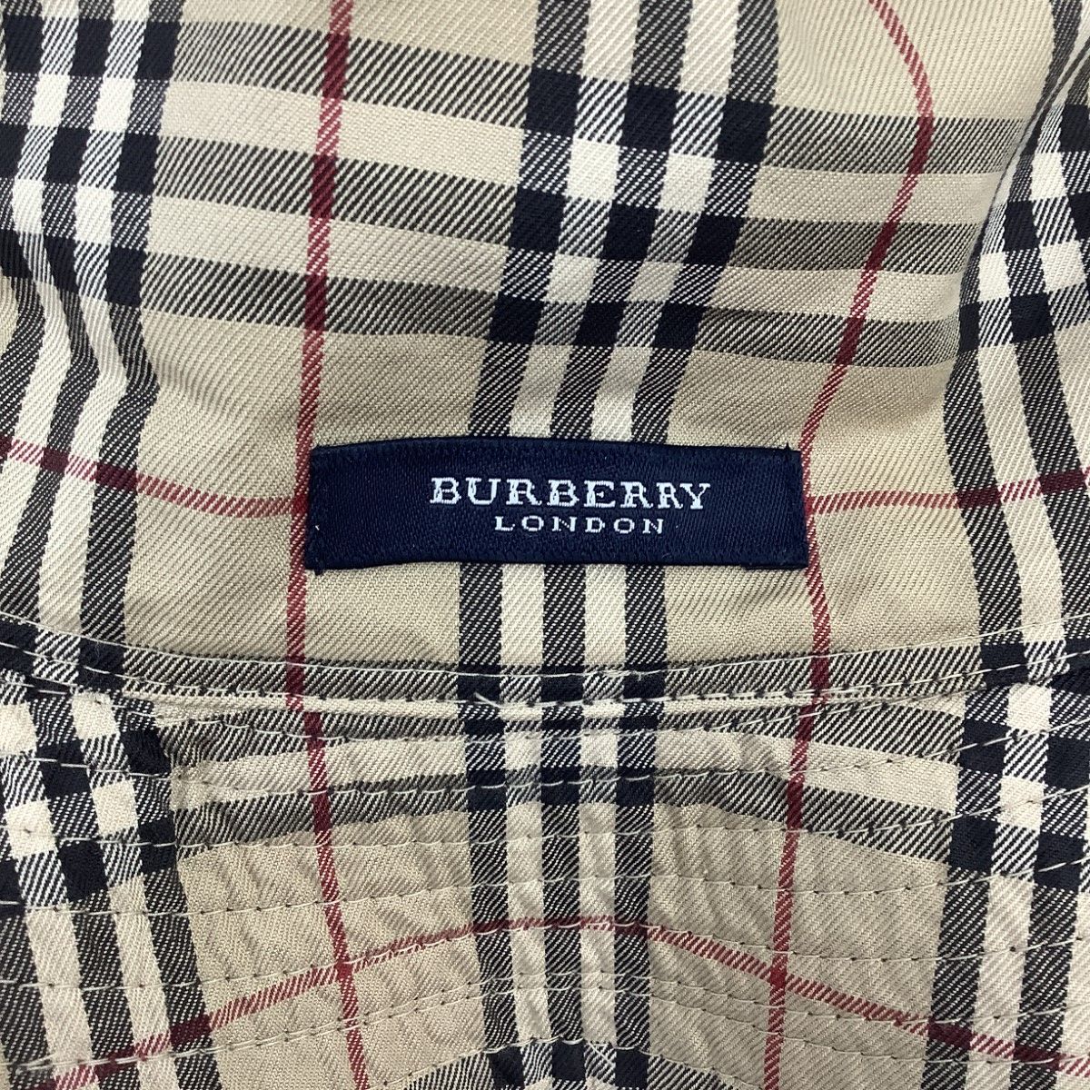 BURBERRY バーバリー リバーシブル ハット 帽子 ノバチェック ベージュ BURBERRY バーバリー リバーシブル ハット 帽子 ノバチェック ベージュ