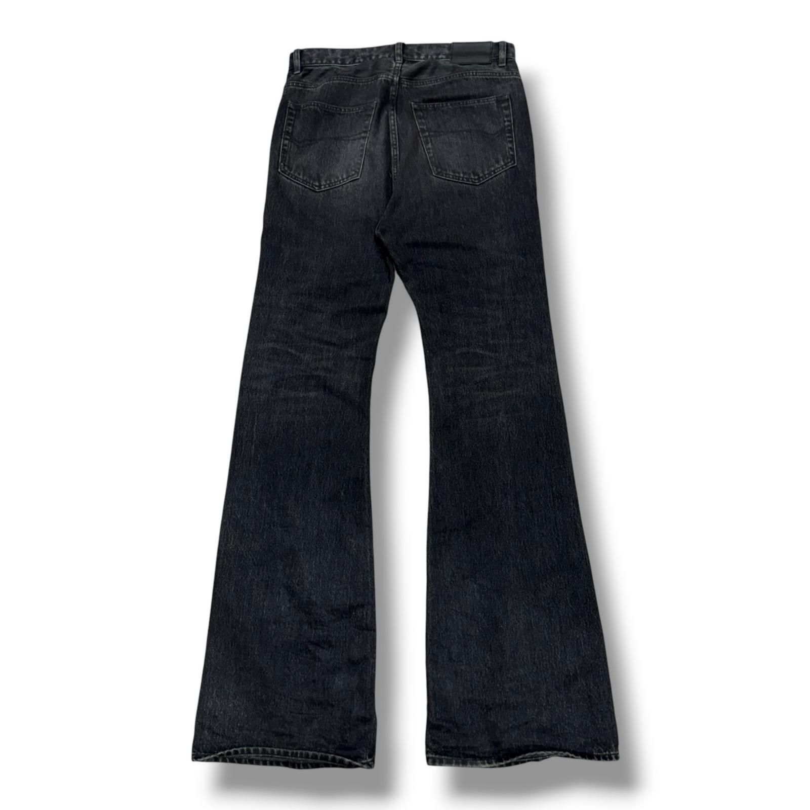 BALENCIAGA 24SS GARDE-ROBE BOOTCUT ダメージ フレアデニムパンツ