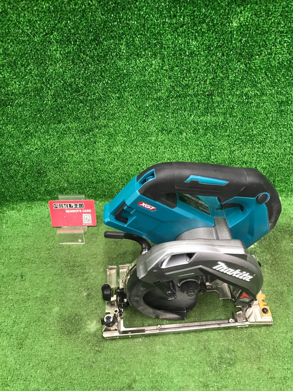 【中古品】【0918】★makita(マキタ) 165㎜40v充電式マルノコ 無線連動機能付 青(本体のみ) HS002GZ　ITKPEDDDOVHG