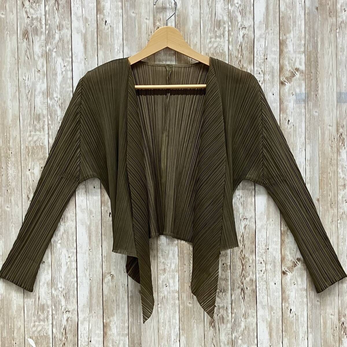 PLEATS PLEASE ISSEY MIYAKE イッセイミヤケ 長袖カーディガン