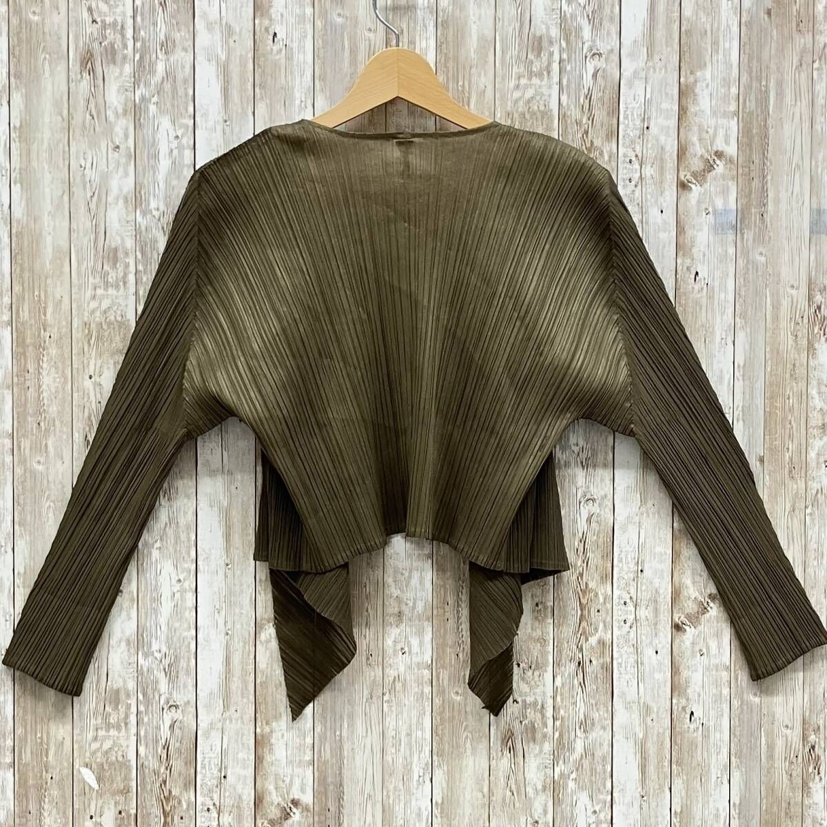 PLEATS PLEASE ISSEY MIYAKE イッセイミヤケ 長袖カーディガン