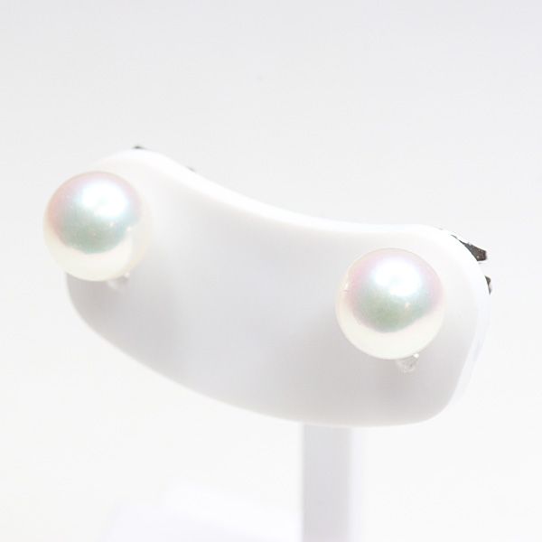 MIKIMOTO ミキモト K18パールピアス  K18WG/総重量2g/パール7‐7.5㎜    ホワイト レディース / 240001151065 MIKIMOTO ミキモト パール ピアス K18WG アコヤ真珠(7.0mm) ホワイト
