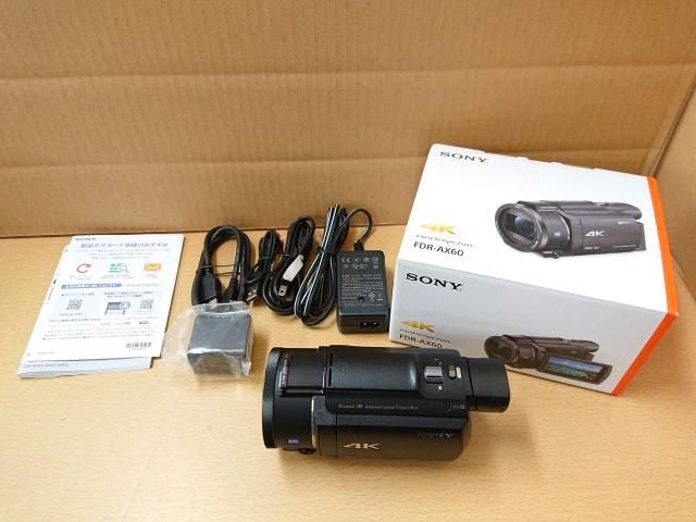 【未使用品】 SONY デジタルビデオカメラ ハンディカム FDR-AX60 ソニー Handycam デジタル4Kビデオカメラレコーダー