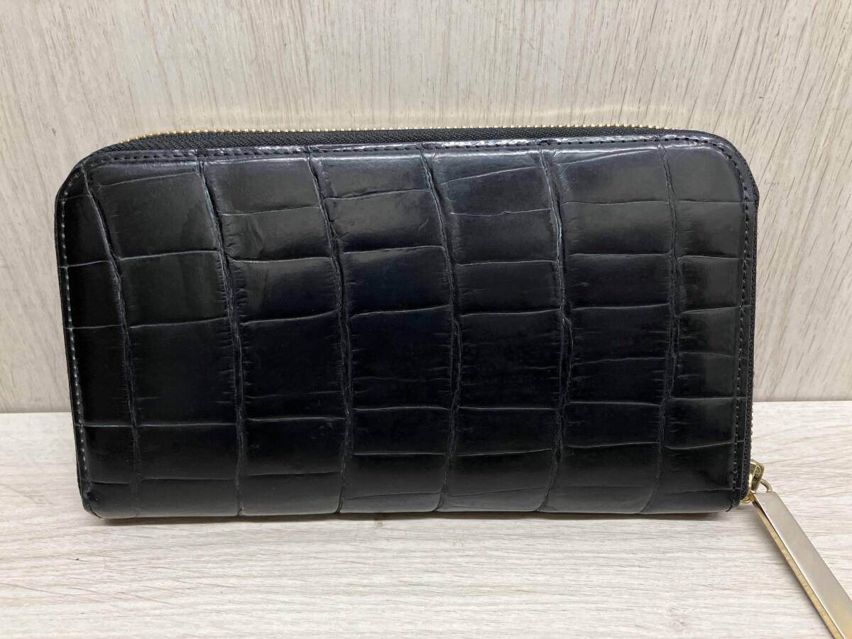 IKEDA Kohgei 池田工芸 クロコダイル ブラック 長財布 - メルカリ