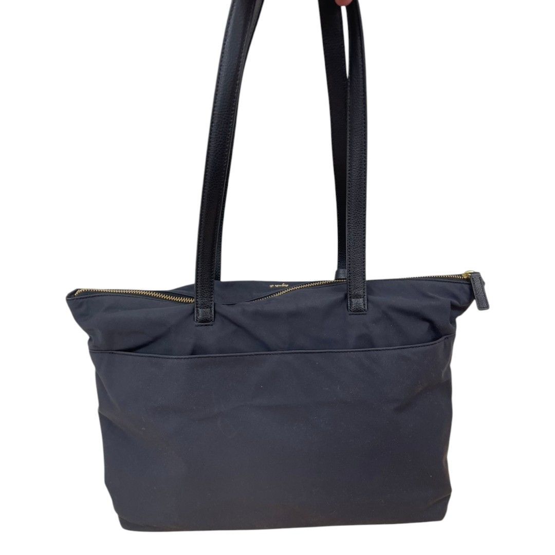 アニエスベー agnes b. ナイロントートバッグ ネイビー 美品 ポーチ