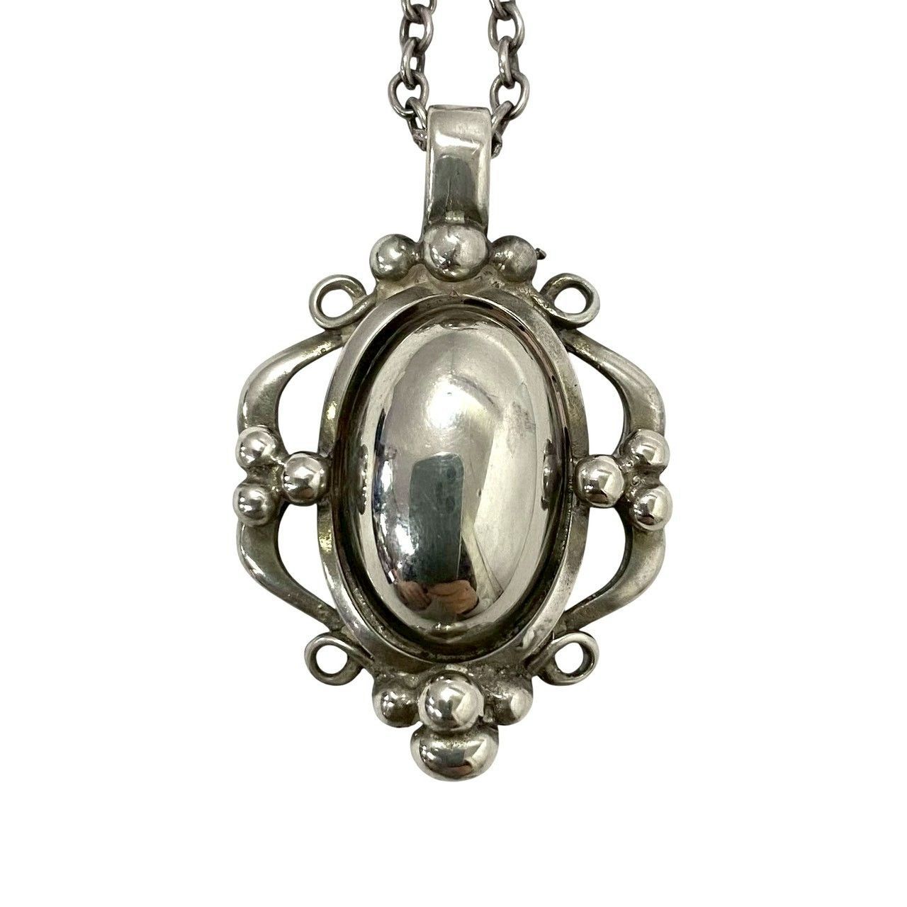 M【GEORG JENSEN】1989 ヘリテージコレクション イヤーペンダント