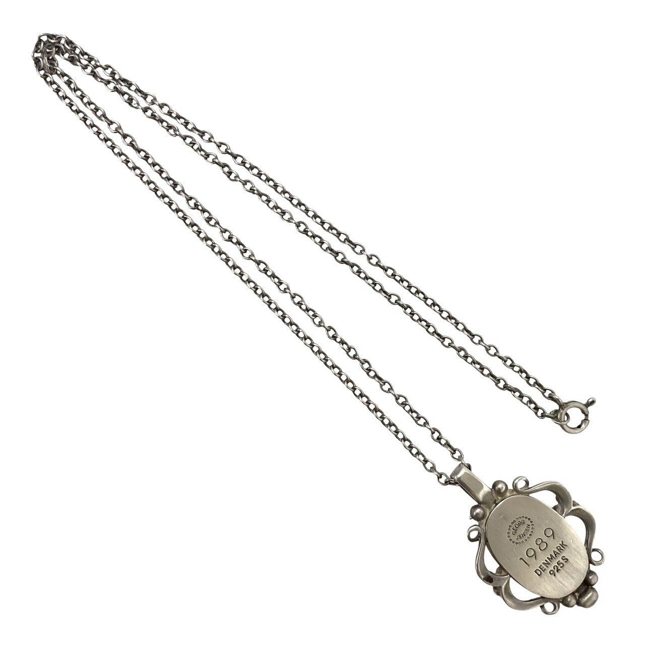 M【GEORG JENSEN】1989 ヘリテージコレクション イヤーペンダント