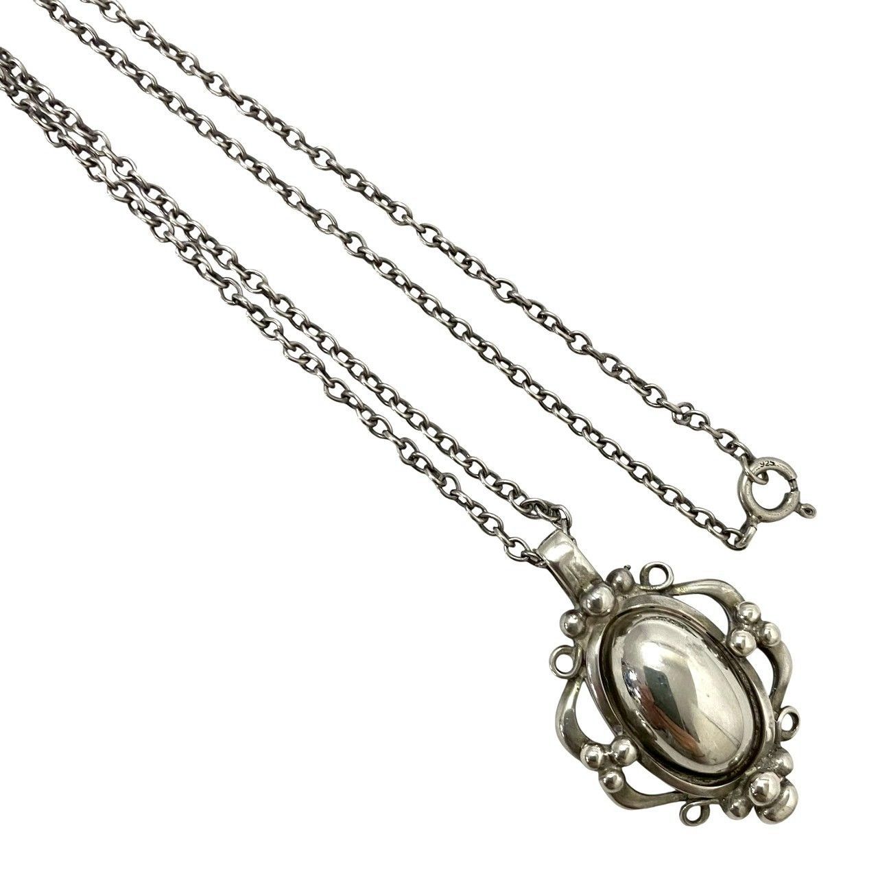 M【GEORG JENSEN】1989 ヘリテージコレクション イヤーペンダント