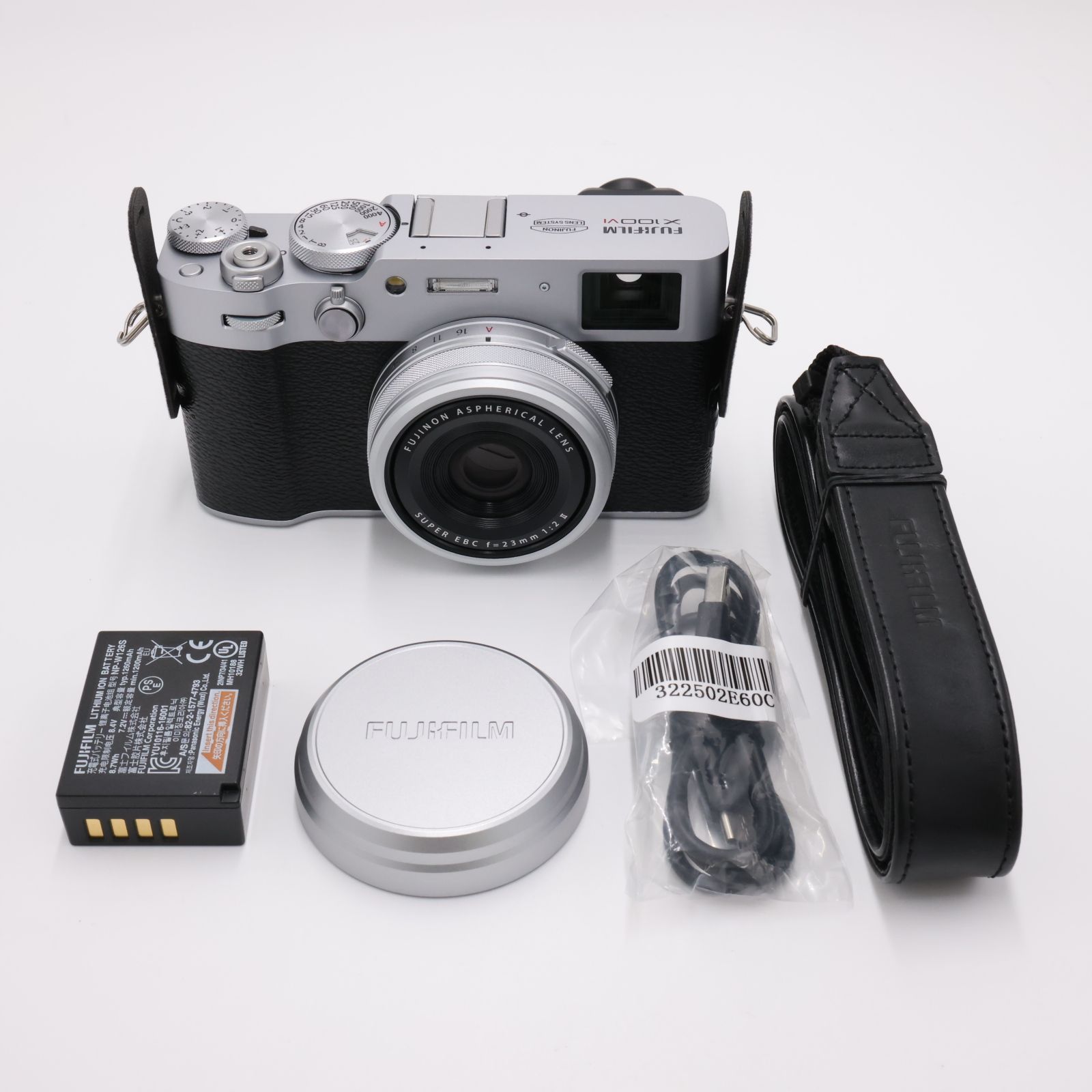 中古-優良品| FUJIFILM X100VI ボディ シルバー Ver.1.32 多言語対応