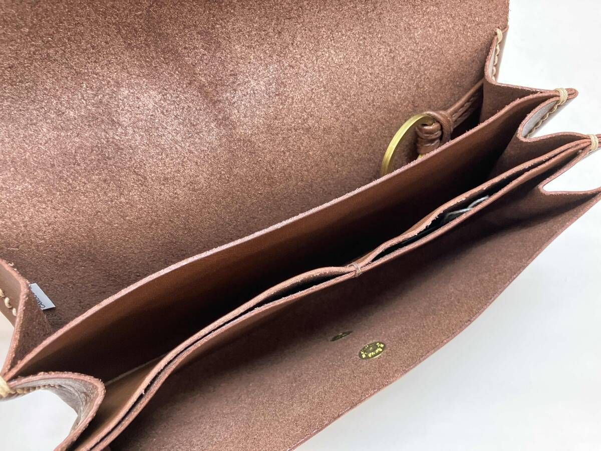 genten ゲンテン シャドーオイル ダブルフラップ 長財布 - メルカリ