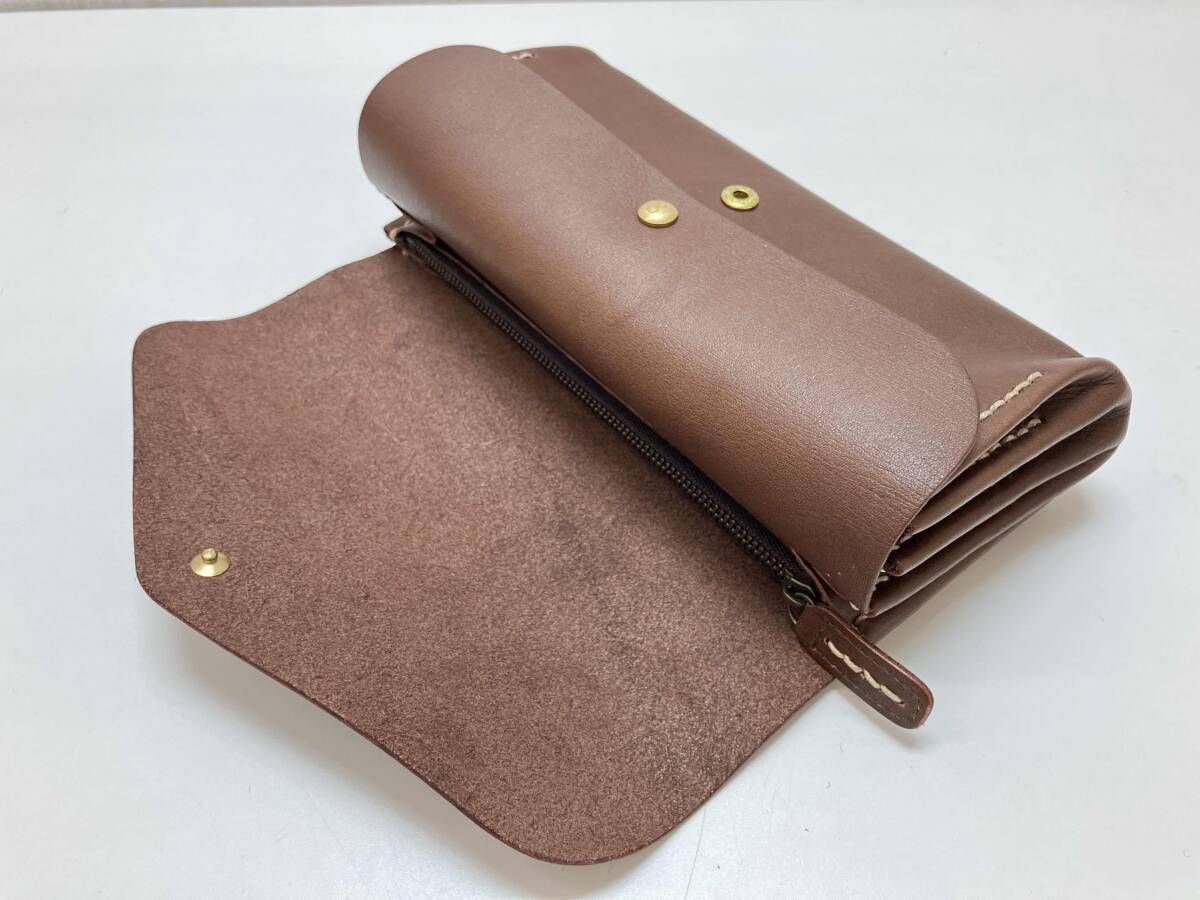 genten ゲンテン シャドーオイル ダブルフラップ 長財布 - メルカリ