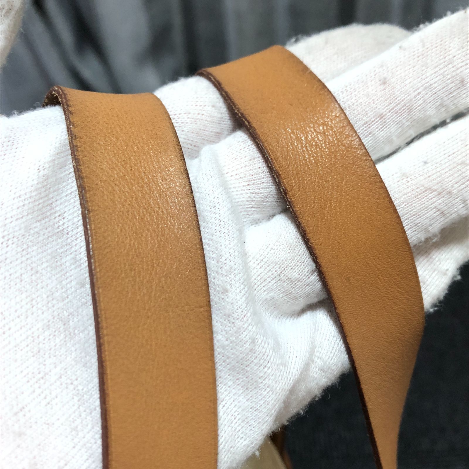 エルメス】本物 HERMES アメダバGM トートバッグ ハンドバッグ 白