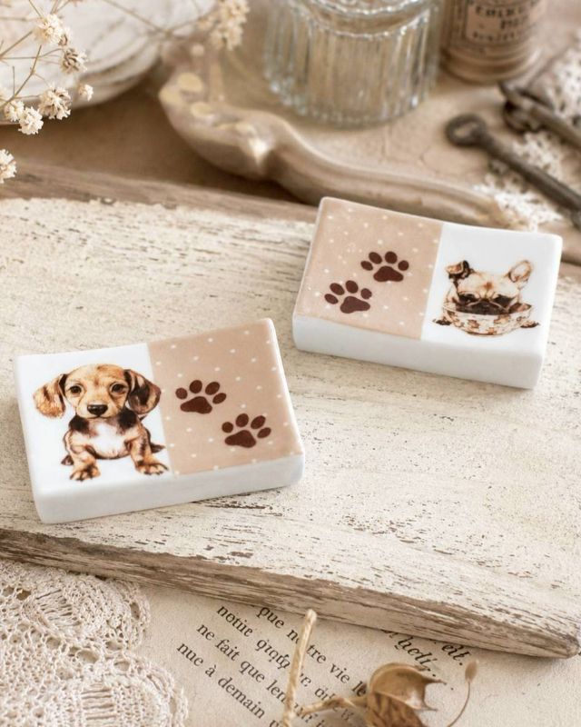 ポーセラーツ 転写紙 【セット割】ChouChou Dog -シュシュドッグ転写紙