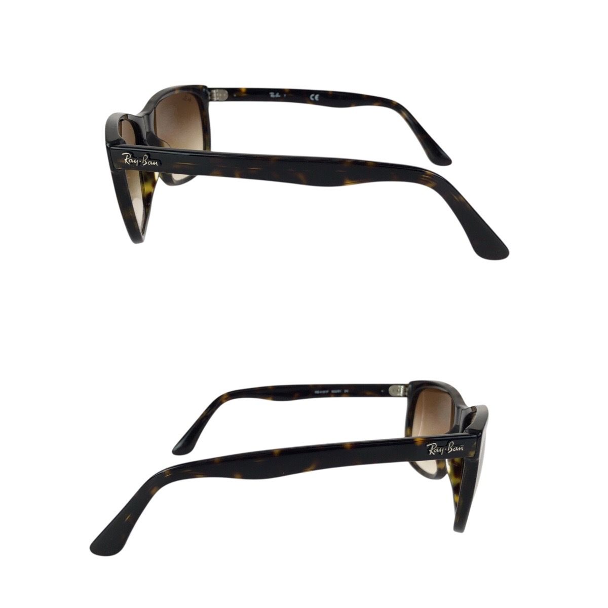 美品 Ray-Ban レイバン フルフィッティング ブラウン シルバー金具 