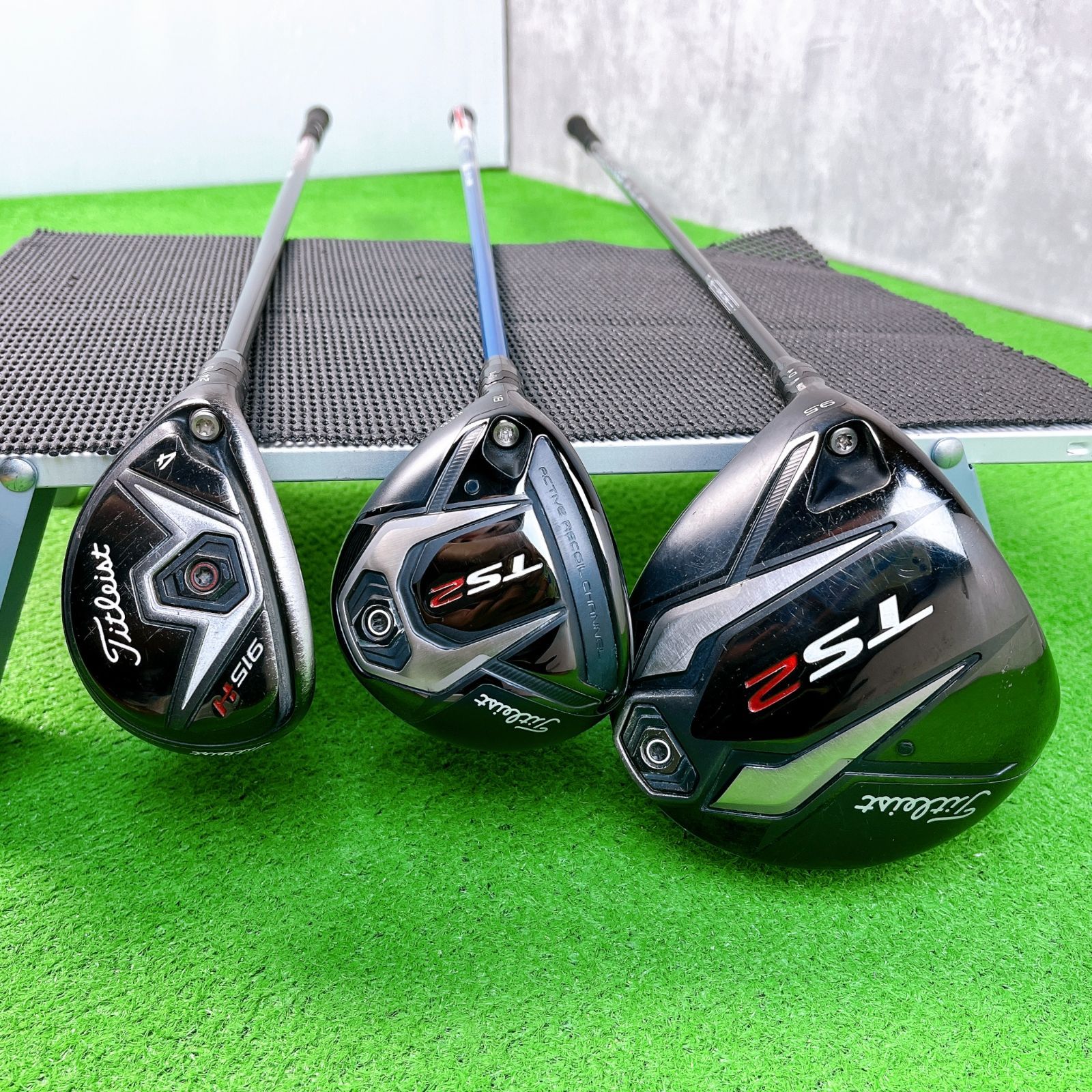 【貴重なレフティ】タイトリスト 915 D2 ゴルフクラブセット 14本 S 左 貴重レフティ タイトリスト TS2 915H AXEL ZX HM ゴルフクラブ メンズ