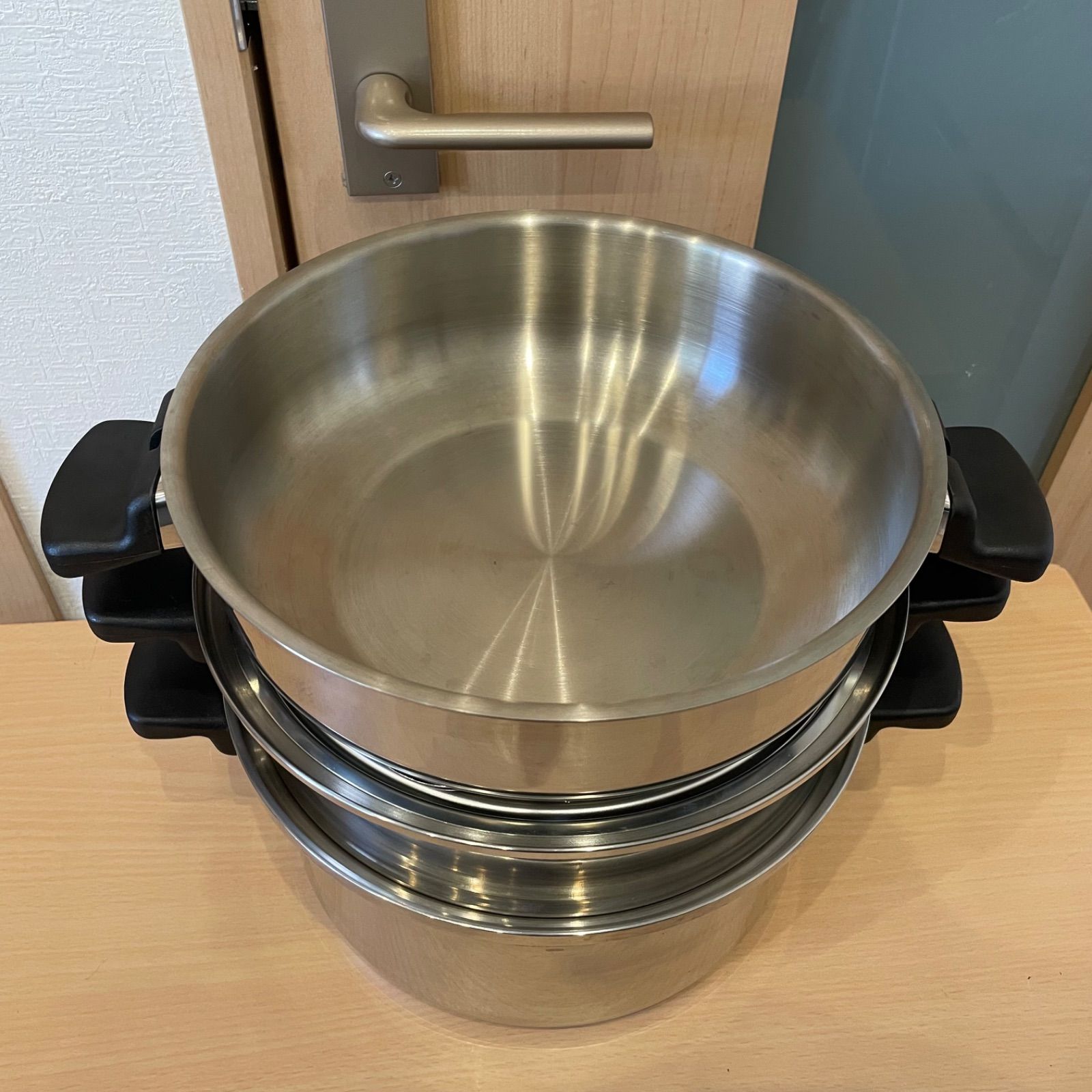 Amway Queen アムウェイ クイーン 6Lシチューパンセット 両手鍋 蒸し器