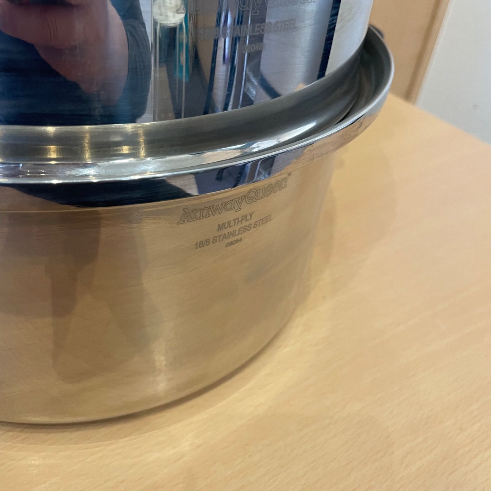 Amway Queen アムウェイ クイーン 6Lシチューパンセット 両手鍋 蒸し器