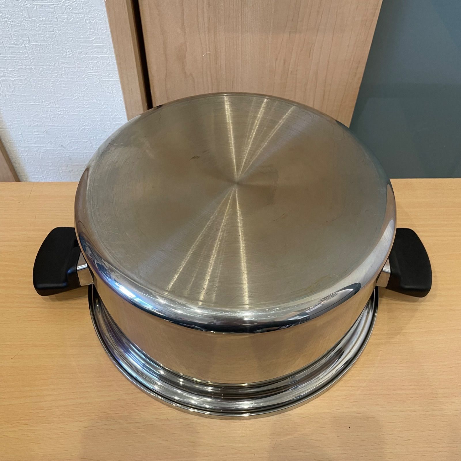 Amway Queen アムウェイ クイーン 6Lシチューパンセット 両手鍋 蒸し器