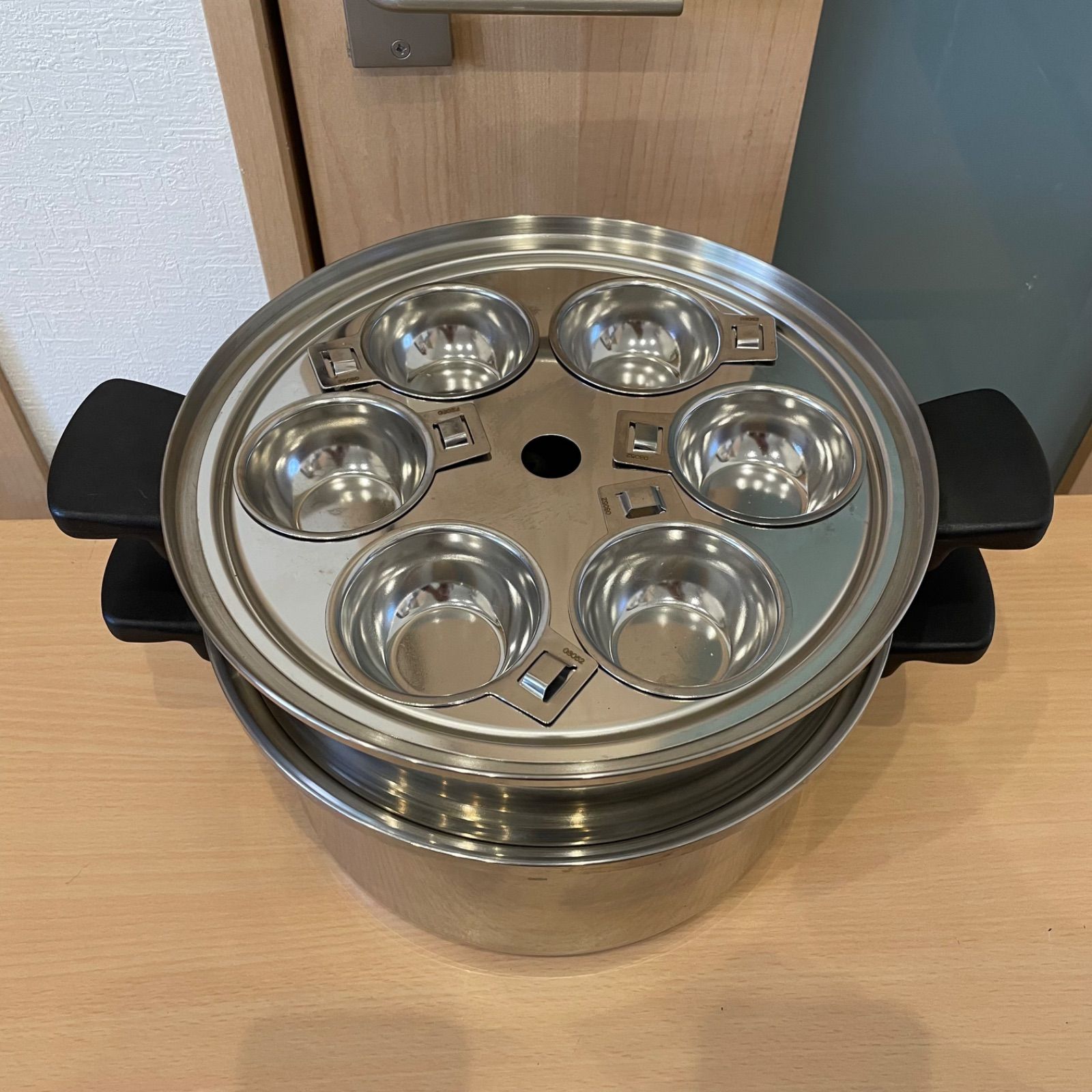 Amway Queen アムウェイ クイーン 6Lシチューパンセット 両手鍋 蒸し器