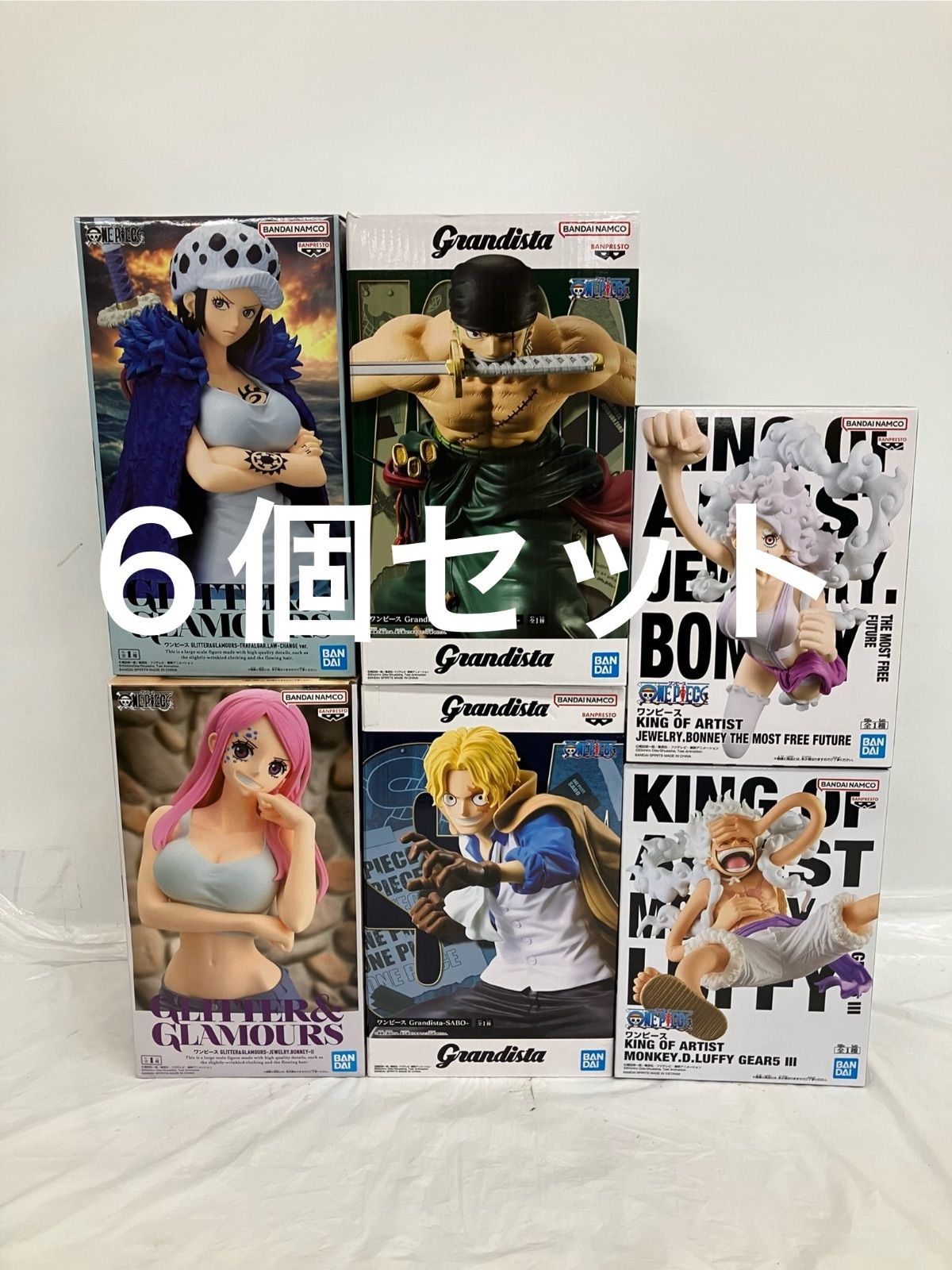未開封 ワンピース ONE PIECE フィギュア 6種セット LF5960 f099