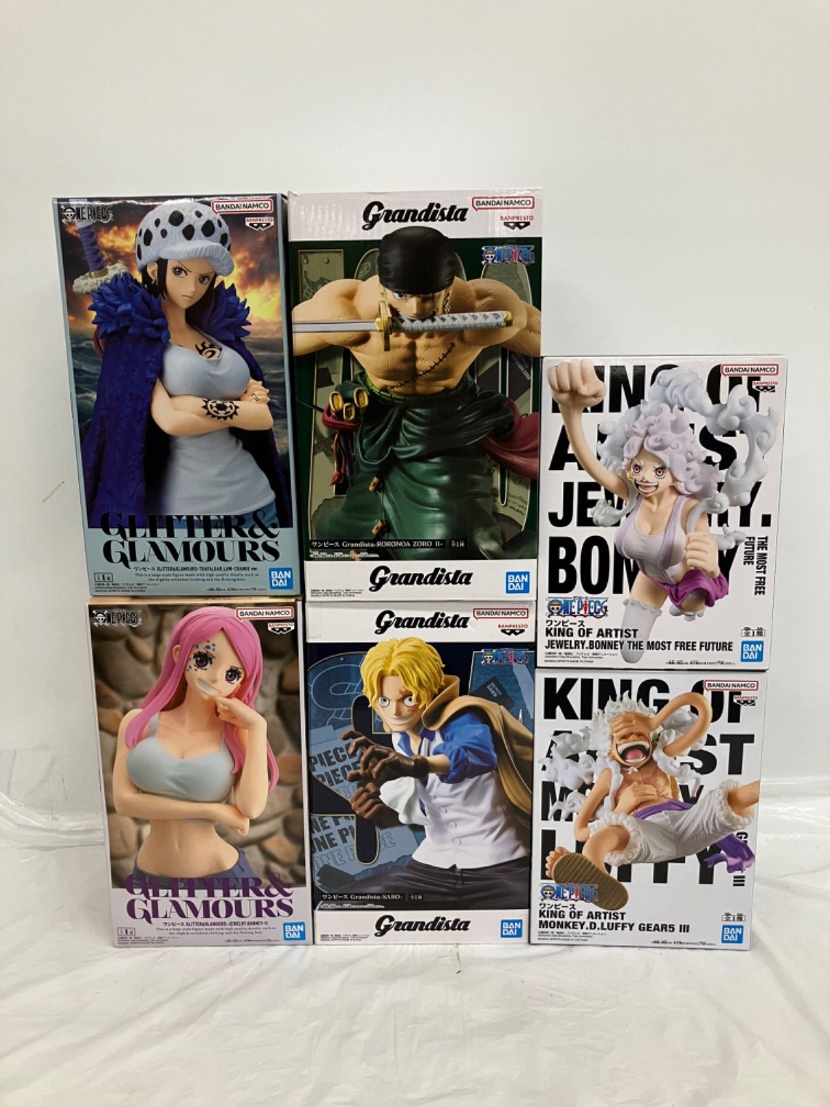 【新品未使用】ワンピース フィギュアまとめ セット 未開封 ワンピース ONE PIECE フィギュア 6種セット LF5960 f099