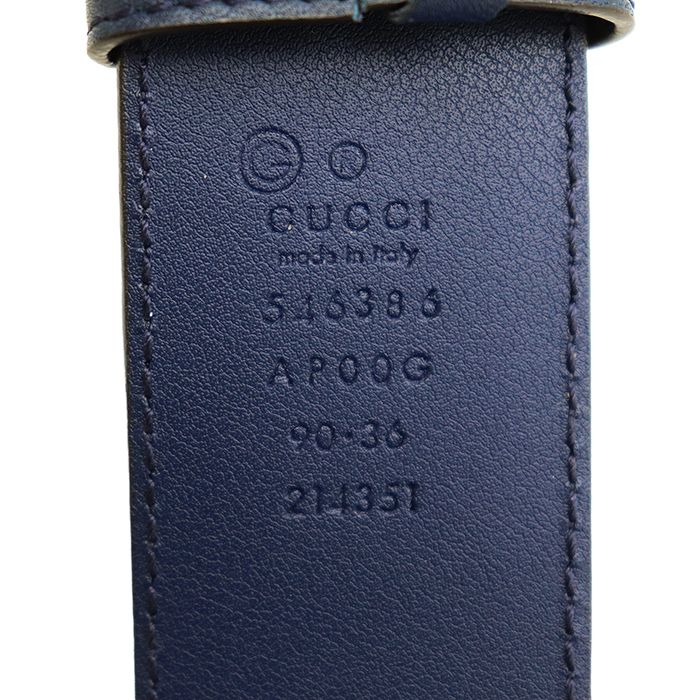 美品】GUCCI グッチ レザーベルト サイズ 90・36 メンズ レディース