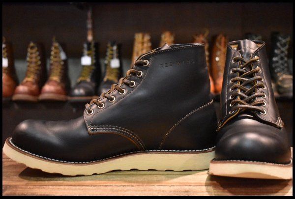 【9.5D 良品 16年】レッドウィング 9870 アイリッシュセッター ブラック クローンダイク プレーントゥ 黒 ブーツ redwing HOPESMORE【GE362】