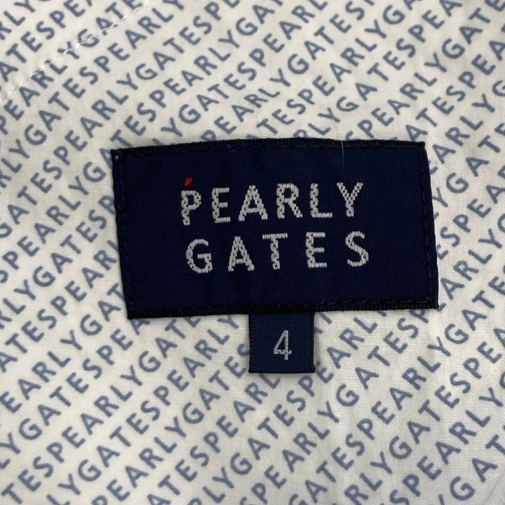 サイズ：4 PEARLY GATES パーリーゲイツ  パンツ ハート ネイビー系 [240101591395] ゴルフウェア メンズ ストスト 大得価，正規品 サイズ：4 PEARLY GATES パーリーゲイツ ハーフパンツ