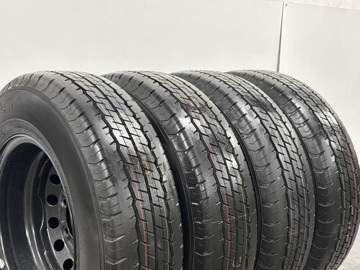 2025年製 超バリ溝 美品】トヨタ 200 ハイエース 純正 15in 6J +35