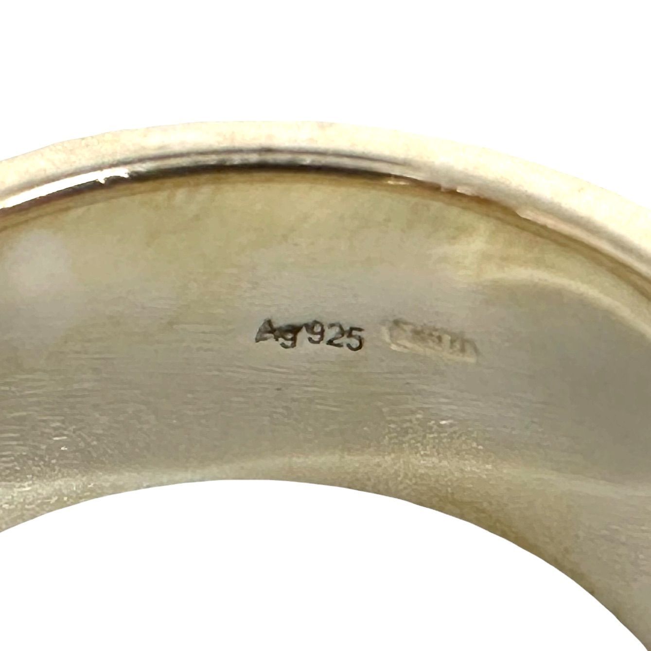GUCCI】 グッチ SV925 ゴーストリング 指輪 #14 9.6g 925刻印