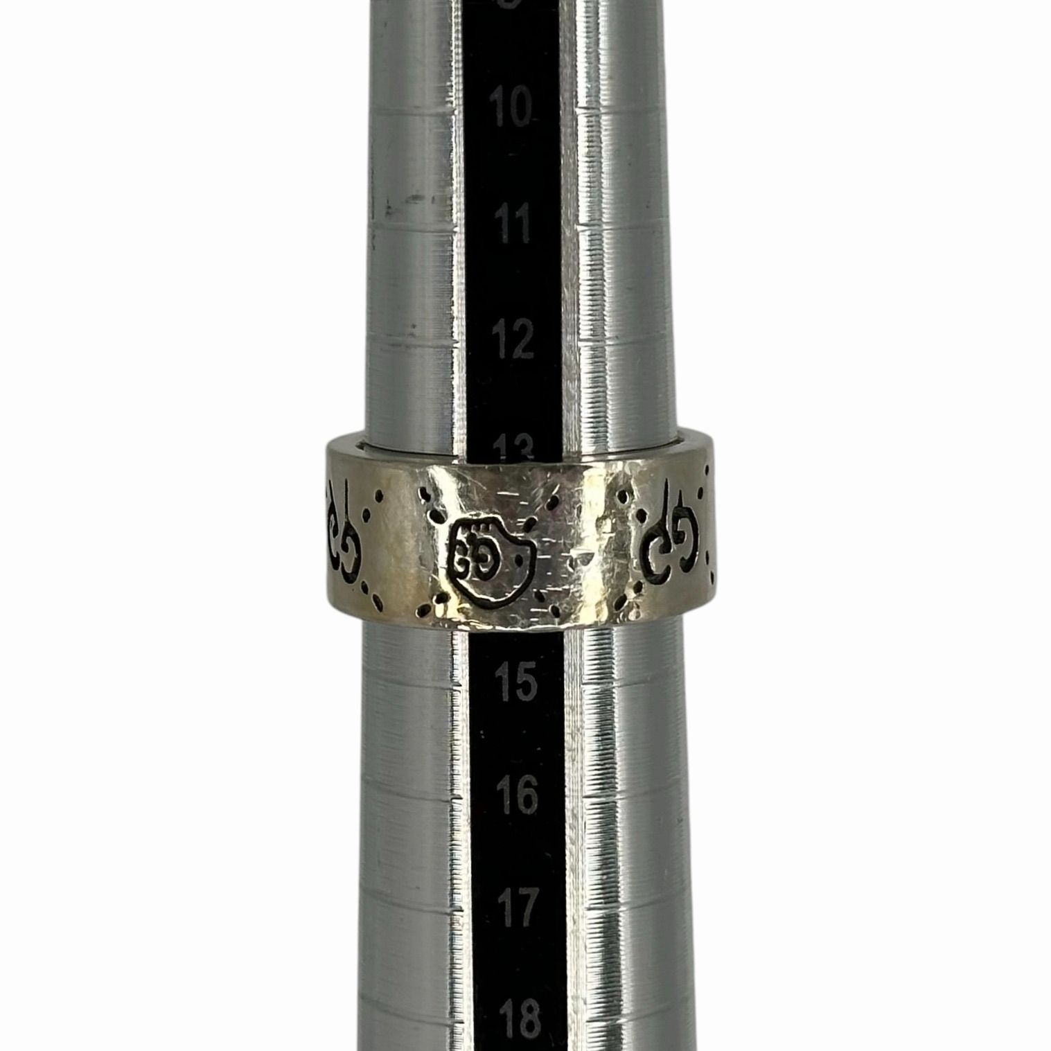 GUCCI】 グッチ SV925 ゴーストリング 指輪 #14 9.6g 925刻印
