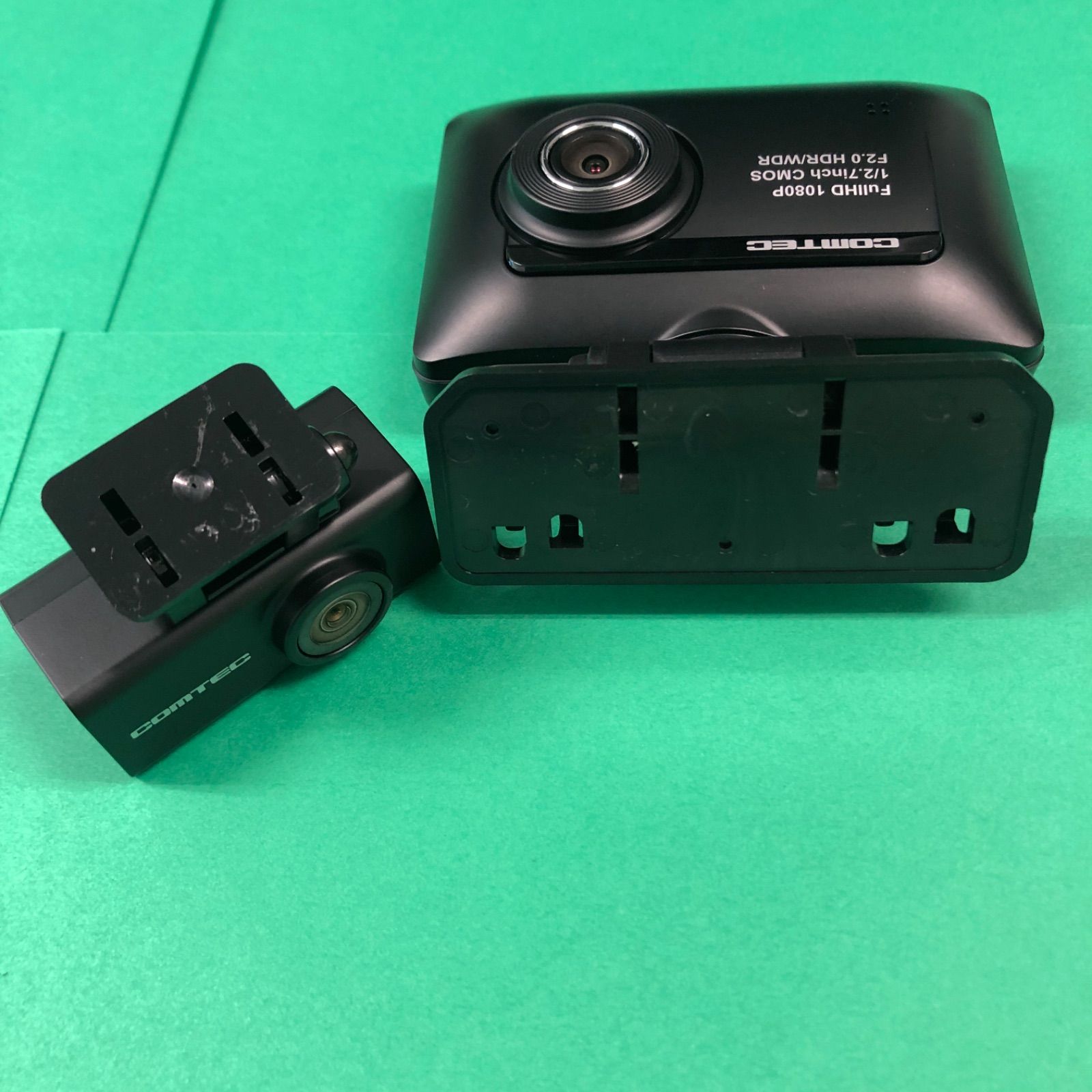 コムテック ドライブレコーダー ZDR-015 前後 2カメラ ドラレコ フルHD