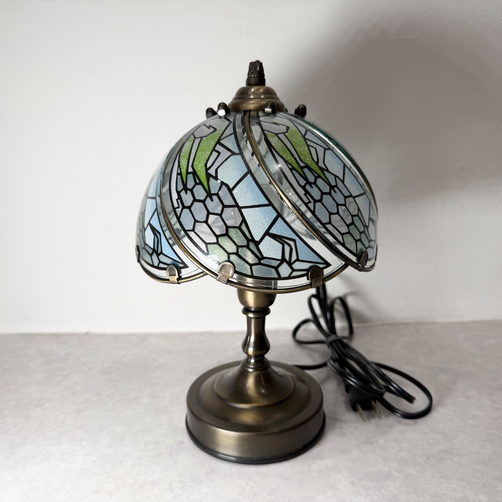 TIFANNY LAMP ティファニー調 ステンドグラス風 卓上タッチランプ 