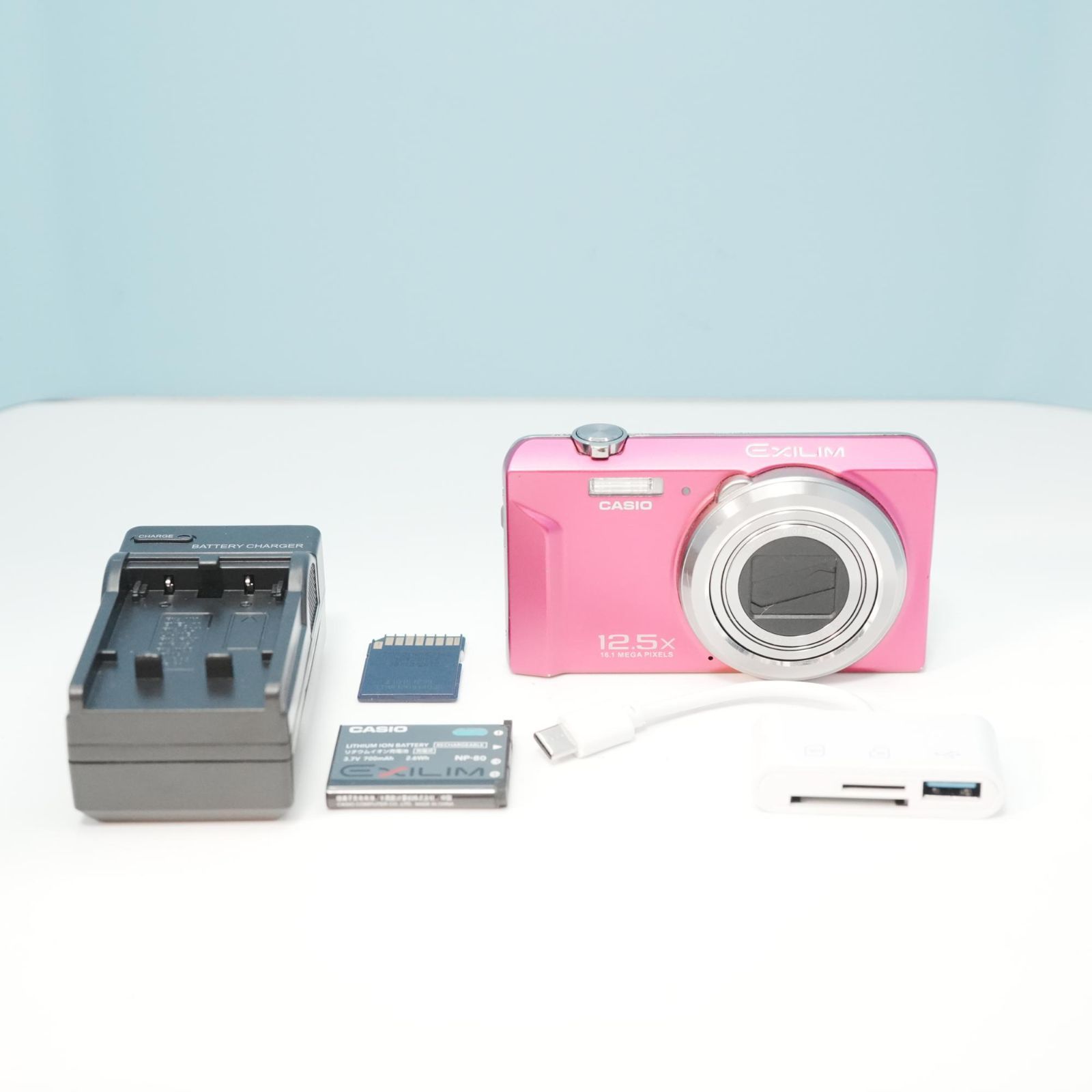 CASIO EXILIM EX-ZS150 デジカメ スマホ転送OK フルセット 美品 a6583