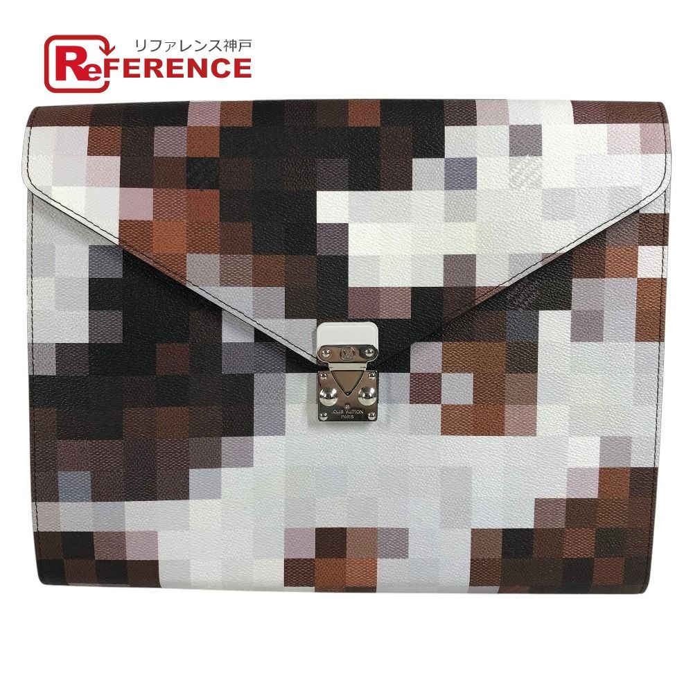 LOUIS VUITTON ルイヴィトン クラッチバッグ フォルダーマーク カウモ