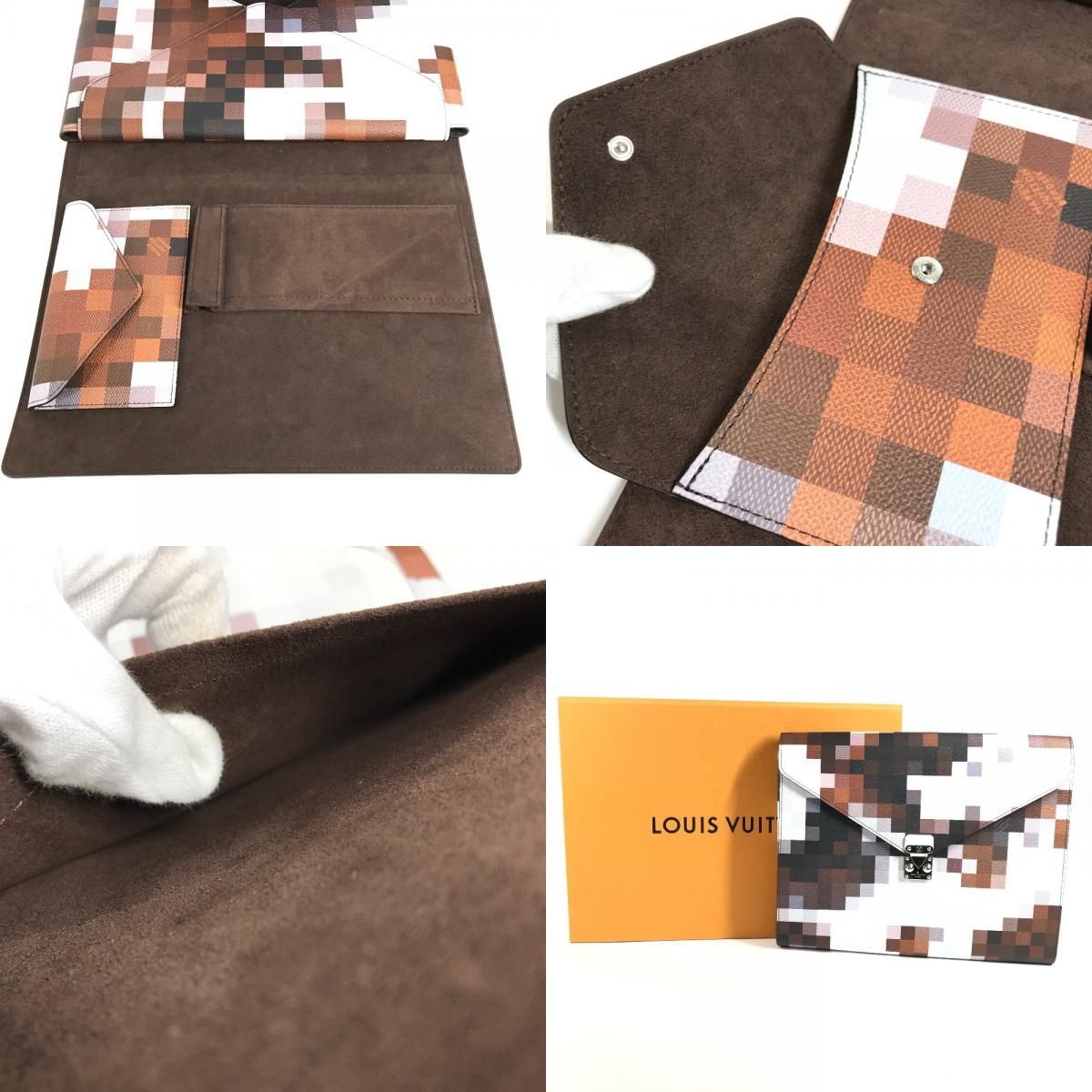 LOUIS VUITTON ルイヴィトン クラッチバッグ フォルダーマーク カウモ