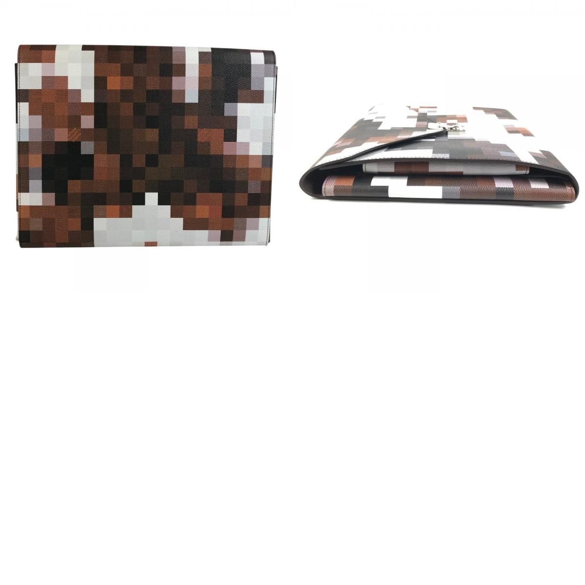 LOUIS VUITTON ルイヴィトン クラッチバッグ フォルダーマーク カウモ