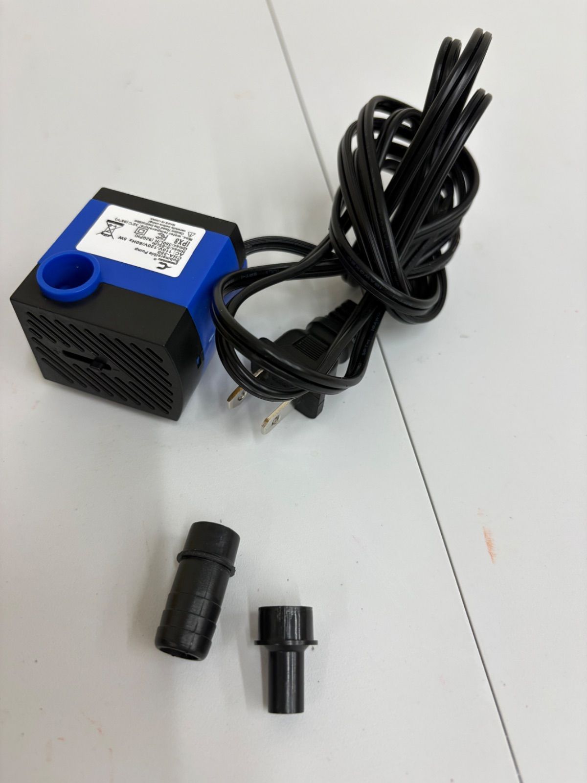 Conquerall CHA-350 92GPH 350L/H AC 110V水中ポンプ 5W ミニ調節可能