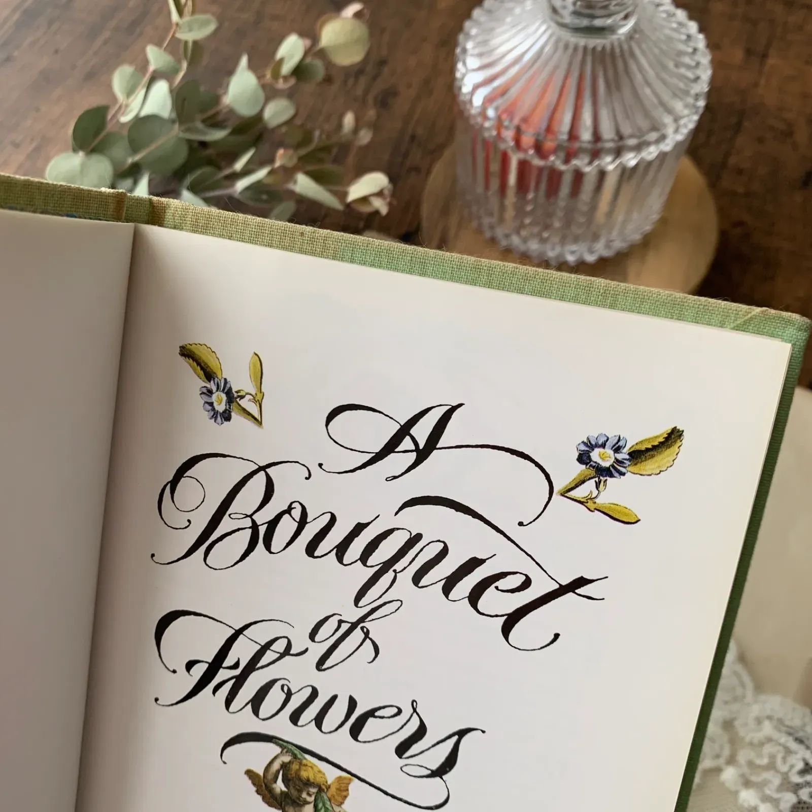 ヴィンテージ 洋書 絵本 A Bouquet of Flowers 1990年 花言葉と