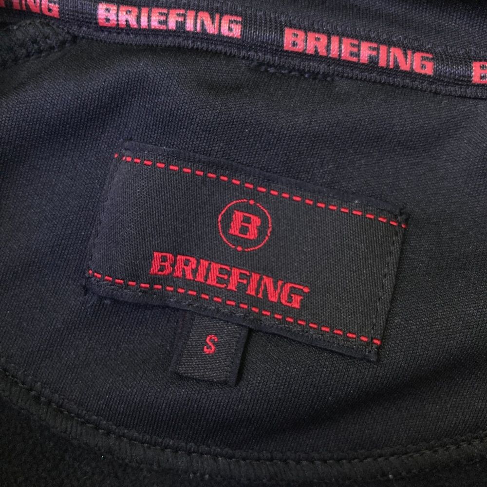 サイズ：S BRIEFING GOLF ブリーフィング 裏起毛 ジップジャケット
