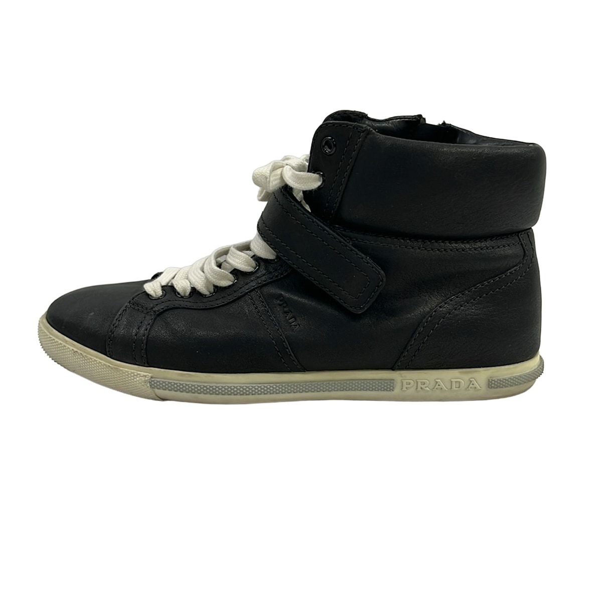 PRADA SPORT(プラダスポーツ) スニーカー 38 レディース - 黒