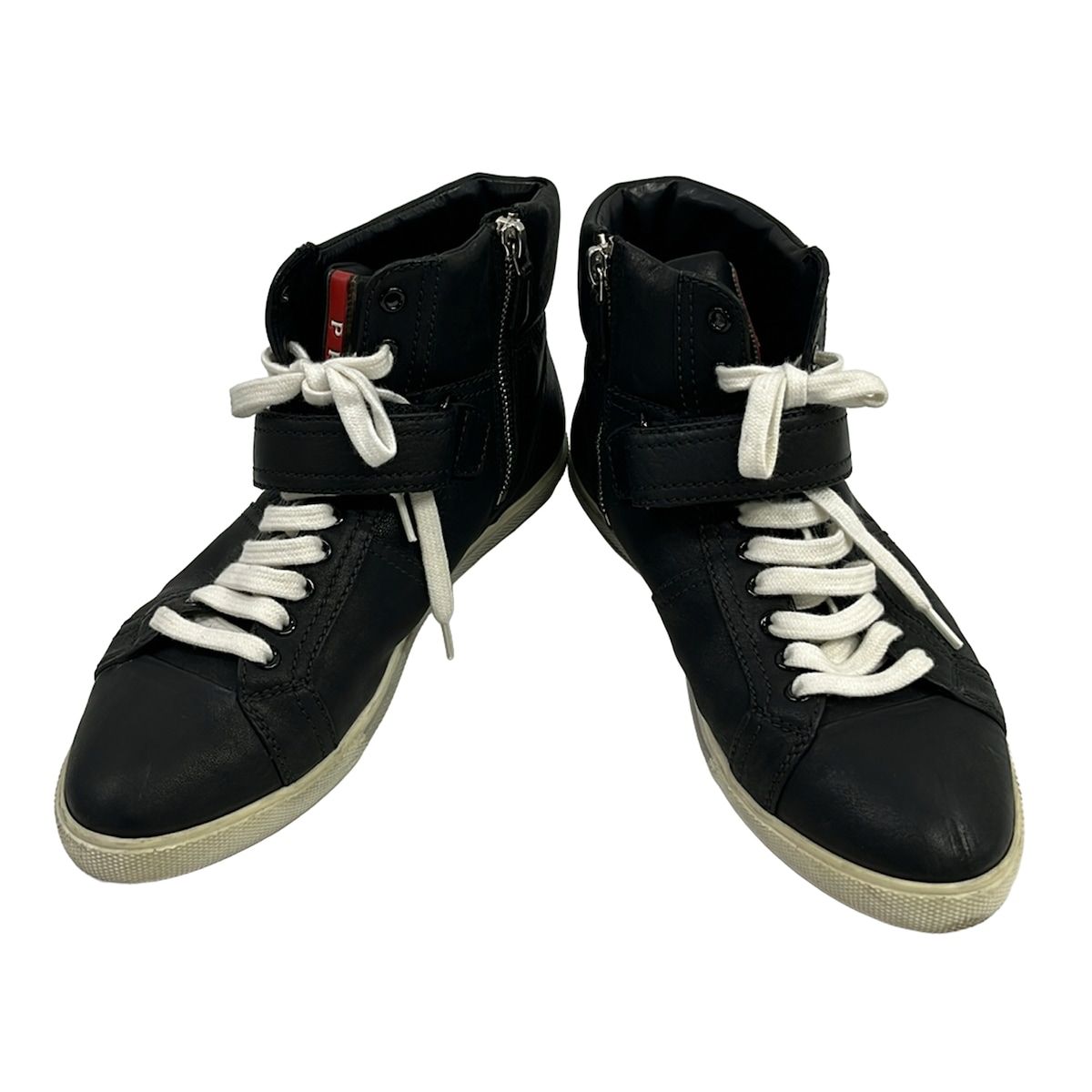 PRADA SPORT(プラダスポーツ) スニーカー 38 レディース - 黒