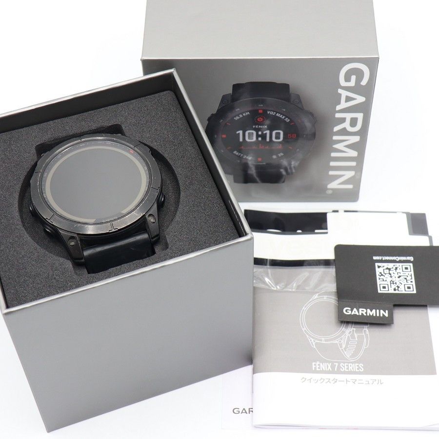 GARMIN fenix 7X Sapphire Dual Power Ti Black DLC/Black 010-02541-43 スマートウォッチ ガーミン フェニックス 本体