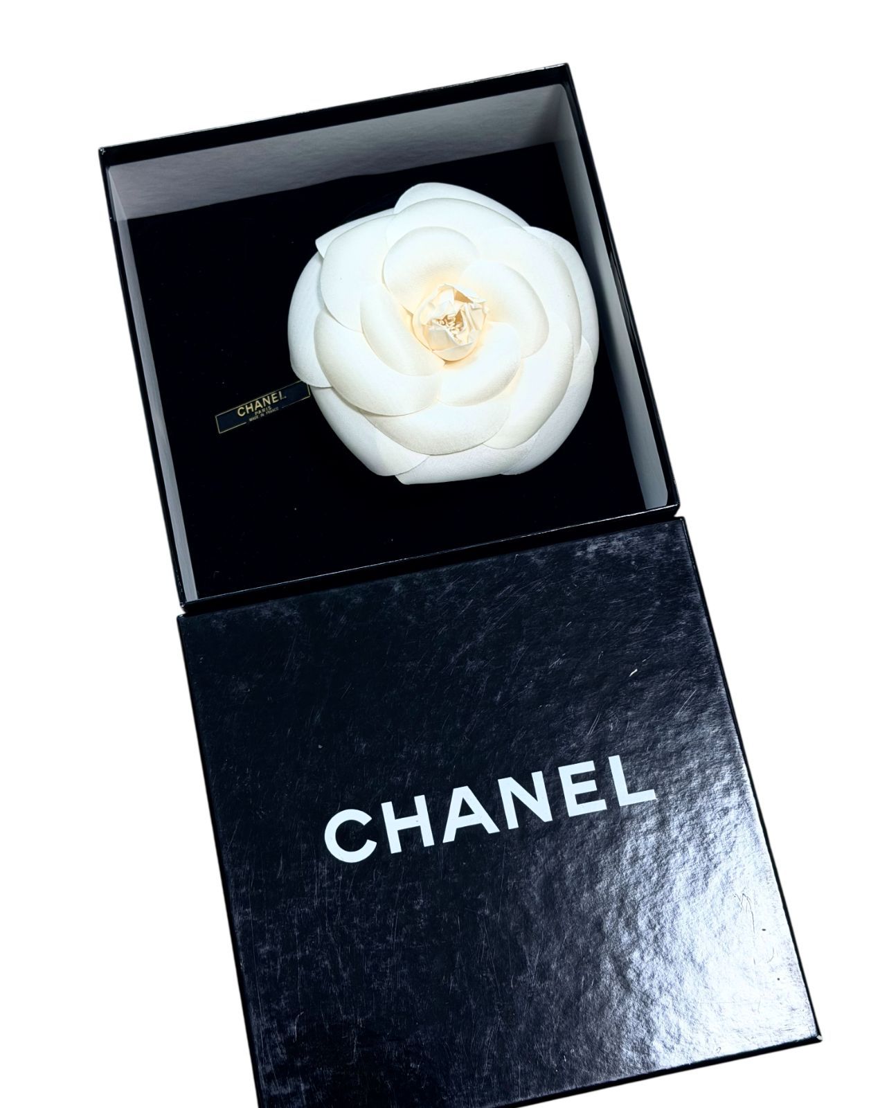 保管品◇本物◇CHANELシャネルCamelliaカメリアコサージュブローチ