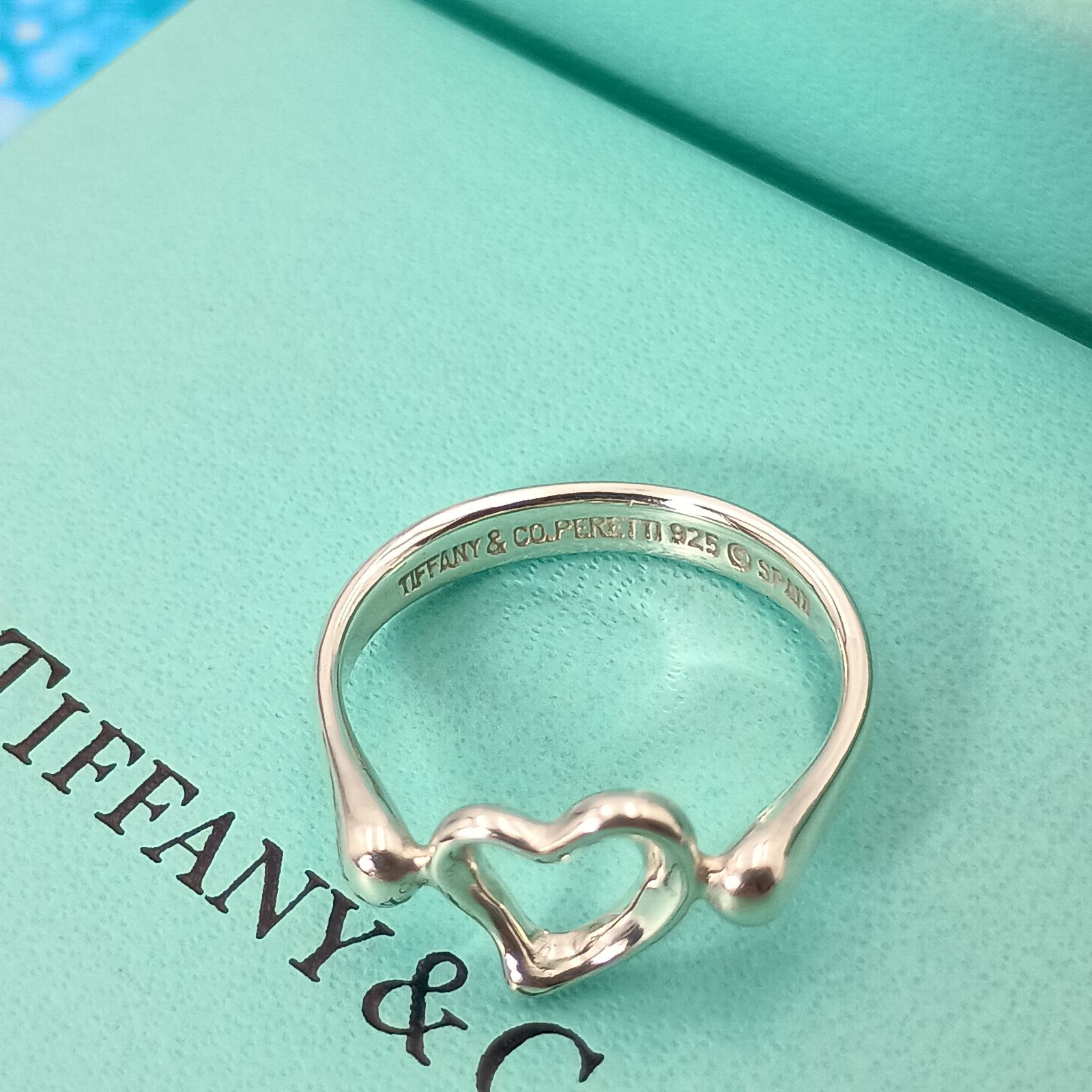 TIFFANY&Co. ティファニー 13号 オープンハート リング 指輪